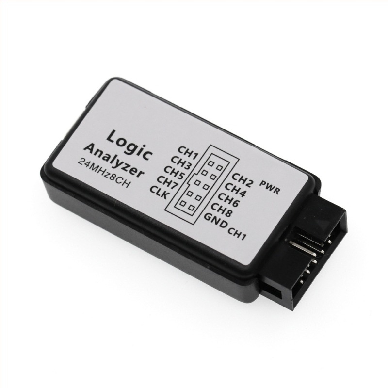 USB logikai analizátor ARM/FPGA mikrokontrollerhez, 24 MS/s, 8 csatorna