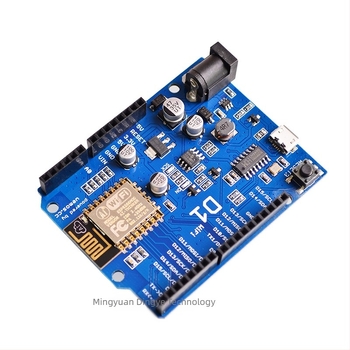 WeMos D1 WiFi UNO ESP8266 fejlesztőpanel IDE-vel kompatibilis.