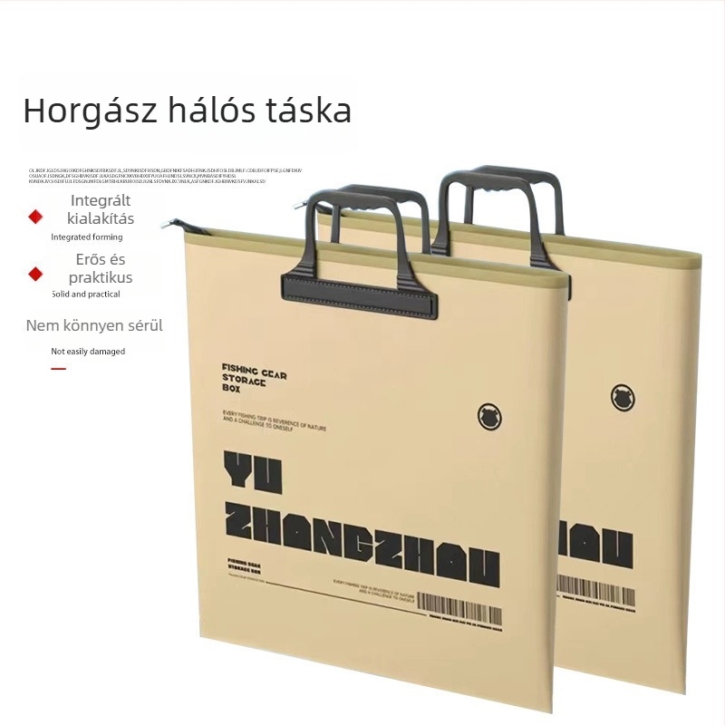Összecsukható EVA halas táska integrált védelemmel, vízálló tároló táska fogantyúval
