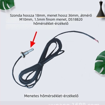 DS18B20 mágneses hőmérséklet-érzékelő digitális kimenettel