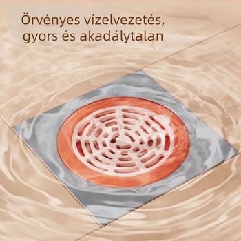 Golyó alakú padlólefolyó fedél – szagtalanító és rovarvédő szűrő