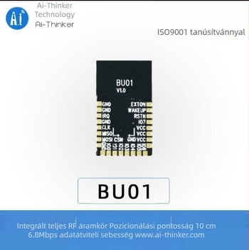 UWB beltéri helymeghatározó modul + bázisállomás BU01, rövidtávú nagy pontosságú mérés