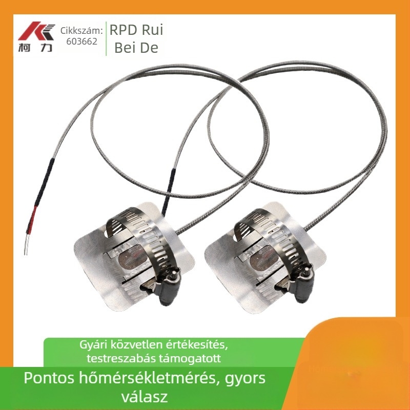 Rozsdamentes acél NTC hőmérséklet-szonda ipari csövekhez