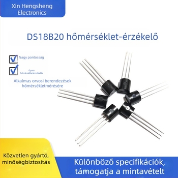 DS18B20+ programozható digitális hőmérséklet-érzékelő elektromos járművek töltése közbeni hőmérséklet-méréshez