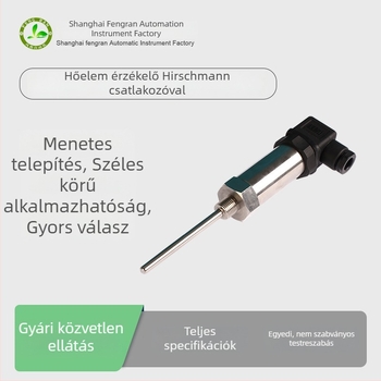 Pt100 RTD hőmérséklet-érzékelő 4-20 mA kimenettel, Hirschmann integrált hőmérséklet-transzmitter