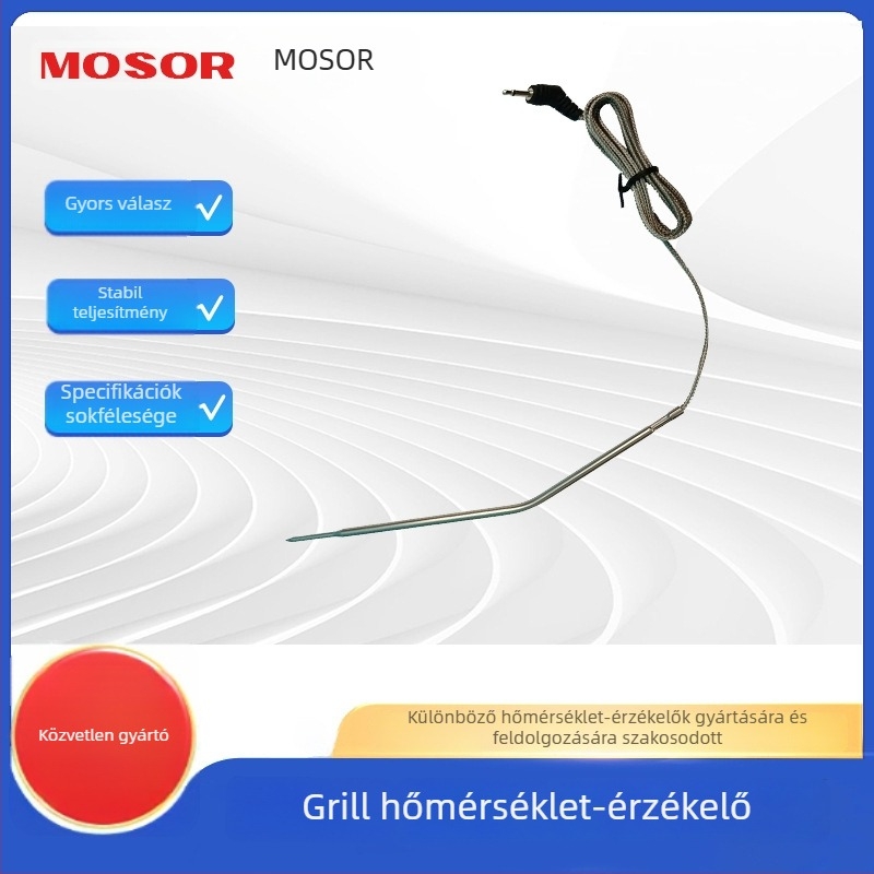 BBQ hőmérsékletszonda, magashőmérsékletű élelmiszer-érzékelő