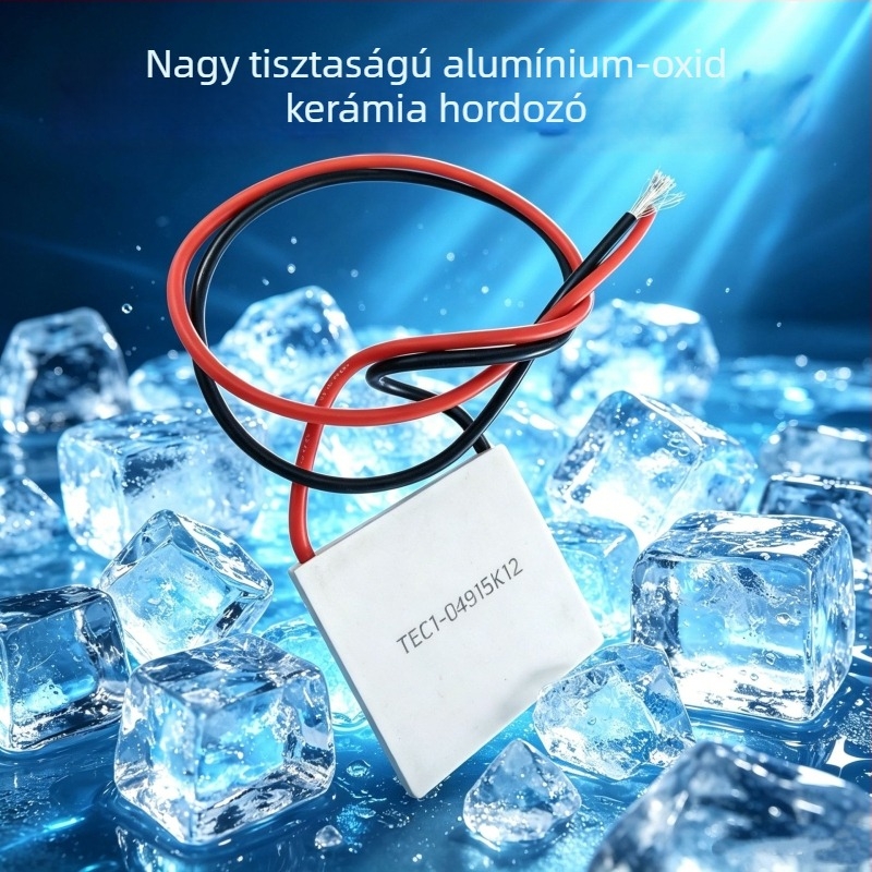 Ipari hűtőmodul TEC1-04915, szemivezető termoelektromos chip, 5V 15A, 40×40 mm, 44 W