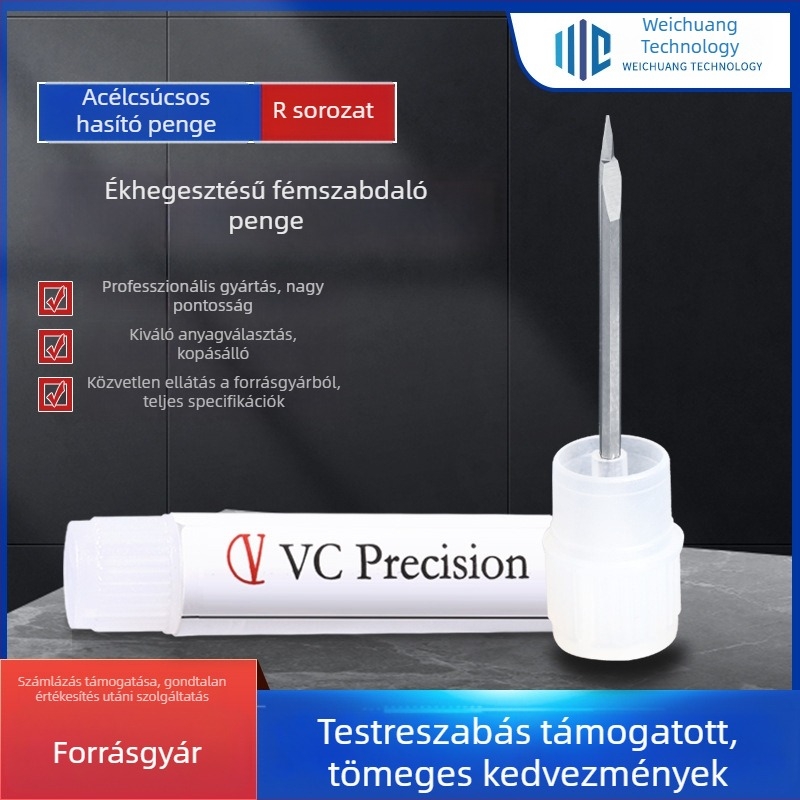 Klinikus hegesztéshez használt fém hasító kés, acél fúvóka, COB kötő acél fúvóka, R-sorozat arany szalag hasító kés
