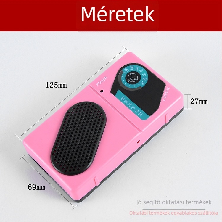 S66E Mini hatcsöves rádiókészlet DIY elektronika és oktatási anyagok