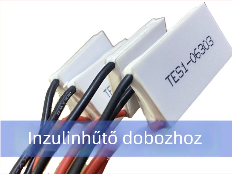 TES1-6303 6V3A félvezető hűtőchip, téglalap alakú 15 × 30 mm, alacsony energiafogyasztású hűtés inzulinmérőkhöz