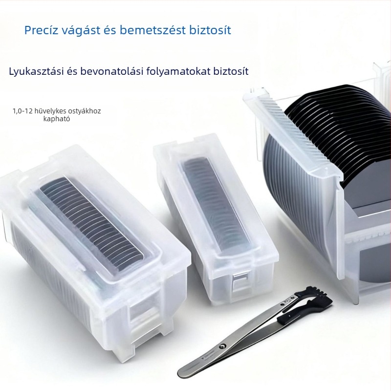 3 hüvelykes szilíciumwafer, egyoldalas polírozás, kétoldali oxidáció 300 nm-rel, nagy tisztaságú