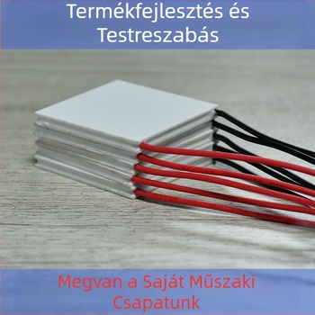 12V TEC1-09708 termoelektrikus hűtőchip, kiváló hatékonyság, 40×40 mm