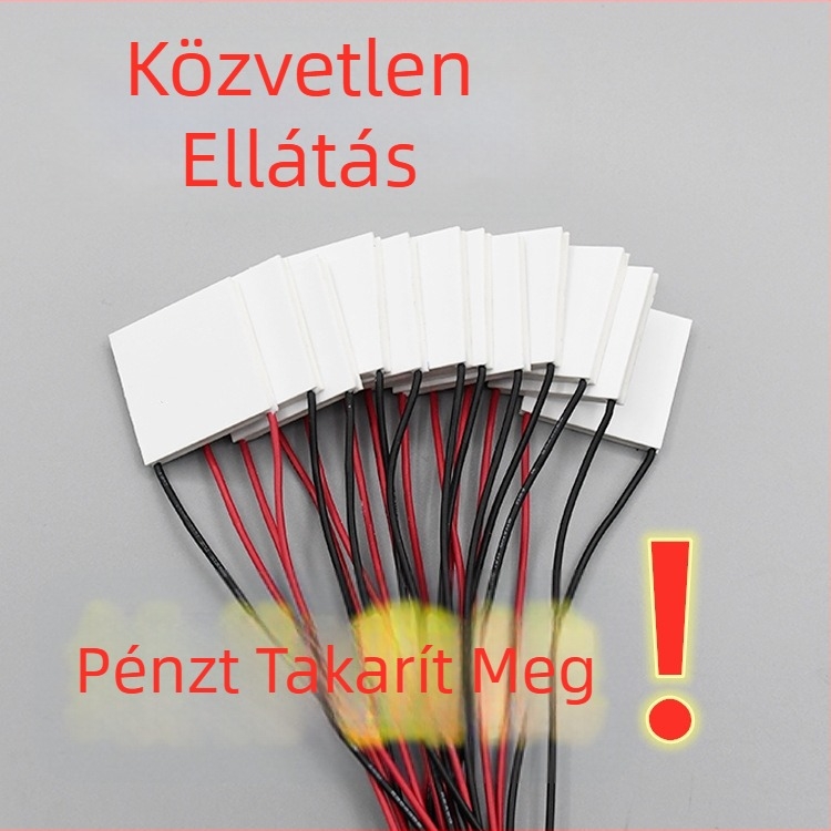 12V TEC1-09708 termoelektrikus hűtőchip, kiváló hatékonyság, 40×40 mm
