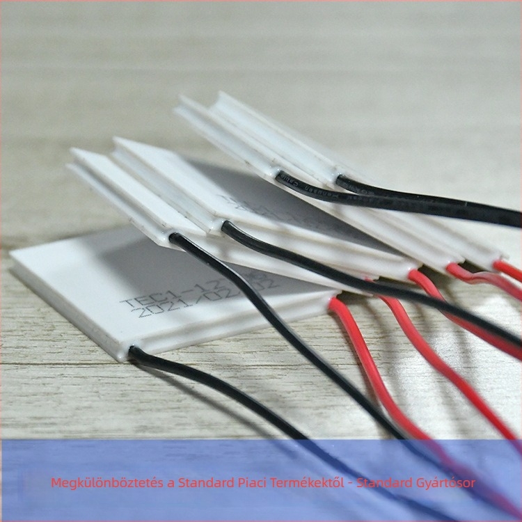 12V TEC1-09708 termoelektrikus hűtőchip, kiváló hatékonyság, 40×40 mm