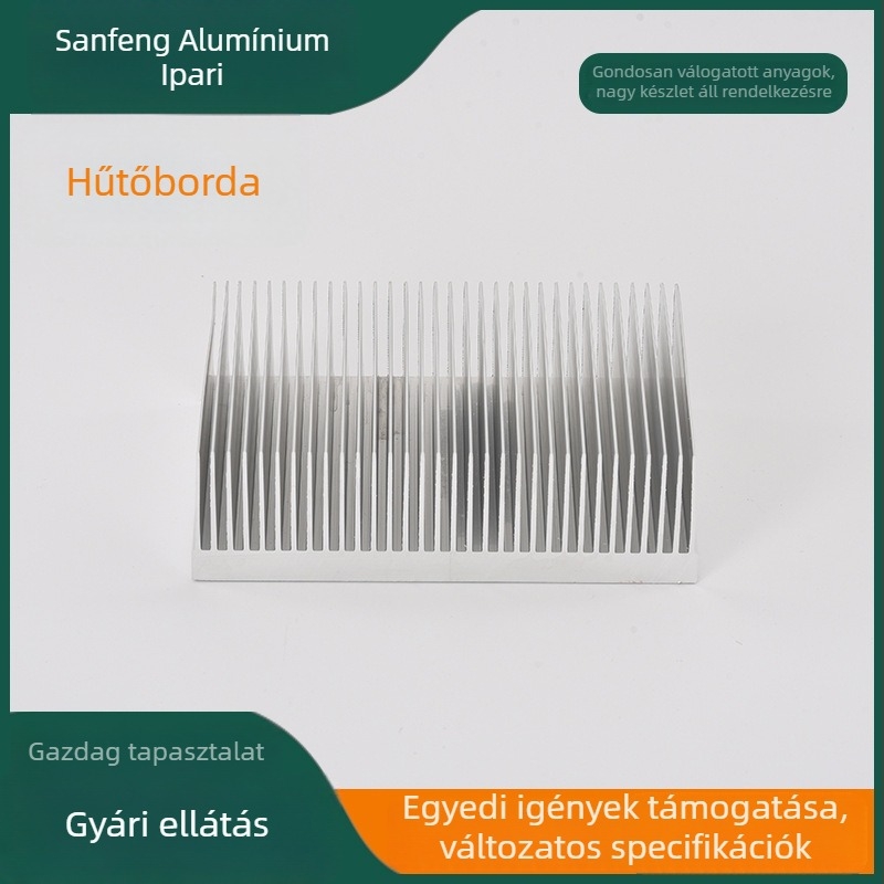 SF008 alumínium profilhűtő, nagy teljesítmény, testreszabható