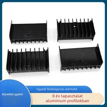Magas precíziójú radiátor 47×17×25, alumínium profilú hűtő LED-hez és alaplaphoz