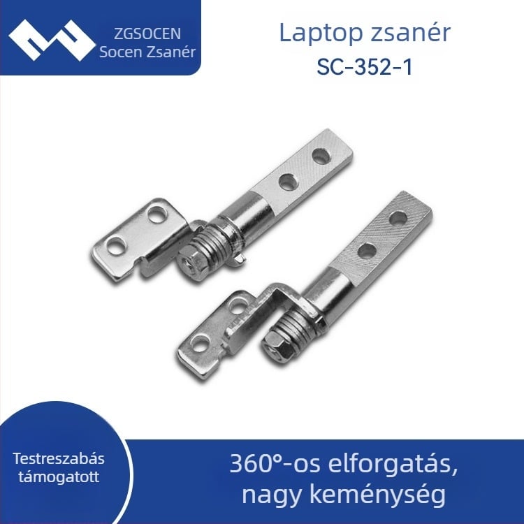Laptop csillapított csukló 360° forgással, kompakt hardvertengely 352-1