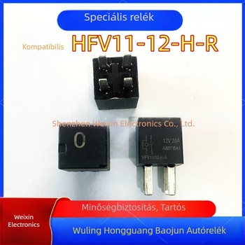 HFV11-12-H-R autóvilágítás-relé, 4 tűs, normálisan nyitott, 12V, Wuling Hongguang Baojun