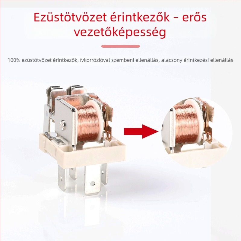 FOOCLES/Ferres 825FU autórelé biztosítékkal, 12V 30A, SPST/SPDT, 4-pins/5-pins