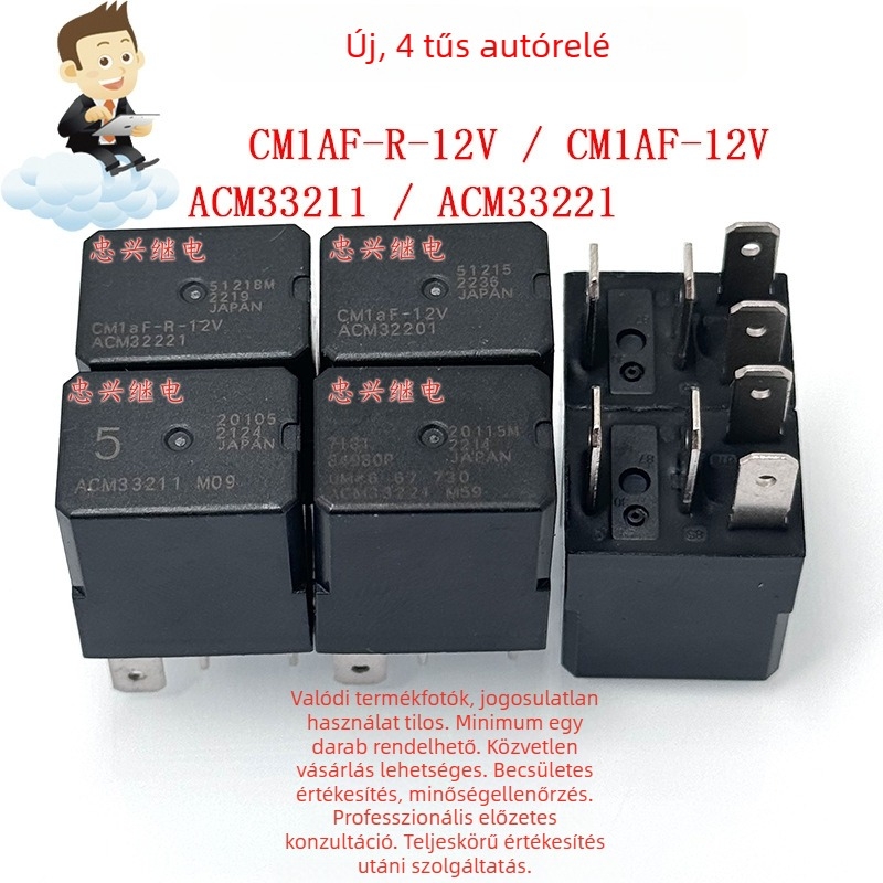 Gépjármű relé CM1aF-R-12V ACM33221 ACM33211 ACM32221 32201