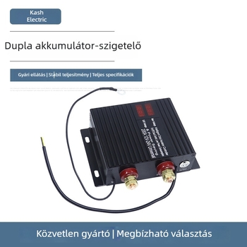 Kétakkumulátoros izolátor intelligens relével, 150A/200A/250A, 12V/24V, RV-hez