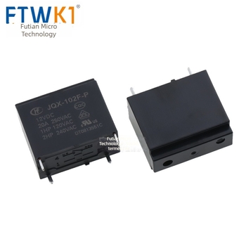 JQX-102F-12VDC JQX-102F-P-12VDC 4-vezetékes 20A Hongfa relé légkondicionáló és bojler számára