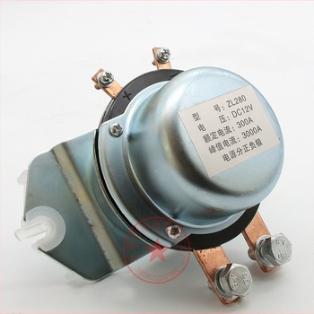 300A-os főkapcsoló relé autóhoz és ásógéphez, 12V DC / 24V DC