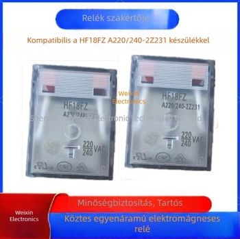 DC elektromágneses relé, 220 V AC, kompatibilis HF18FZ A220/240-2Z231