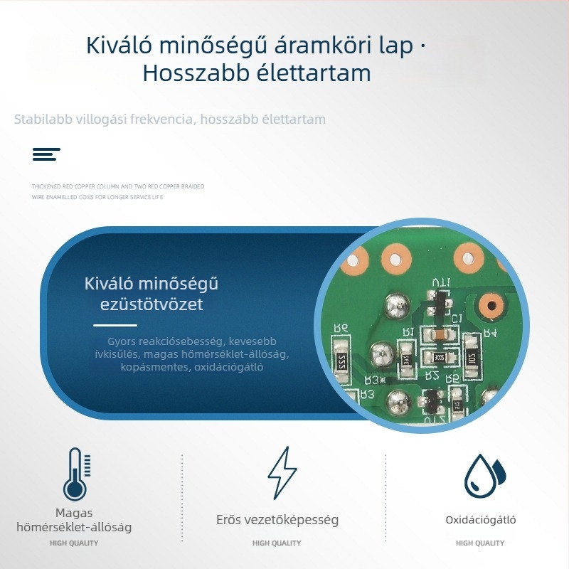 EP29 FL29 LED autóvillogó relé, 4 tűs