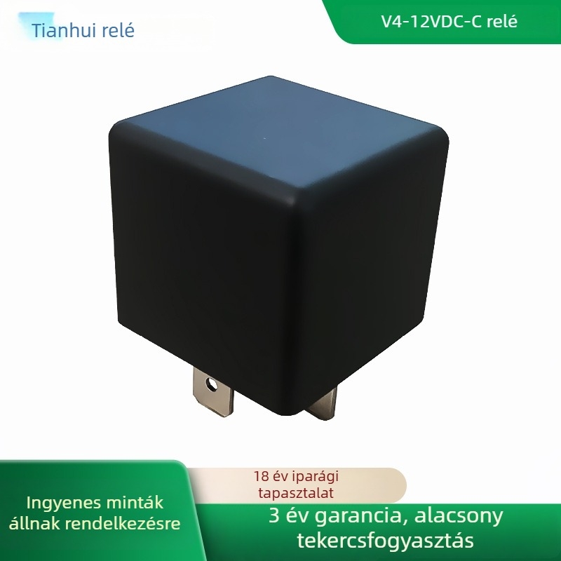 Tianhui V4-12VDC-C 30/40A autó relé, 12V, 5‑pin