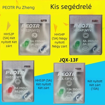 Puzheng miniatűr közép relé HH52P HH54P HH53P JQX-13F MY4 LY2NJ 24V-220V