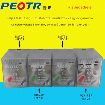 Puzheng miniatűr közép relé HH52P HH54P HH53P JQX-13F MY4 LY2NJ 24V-220V