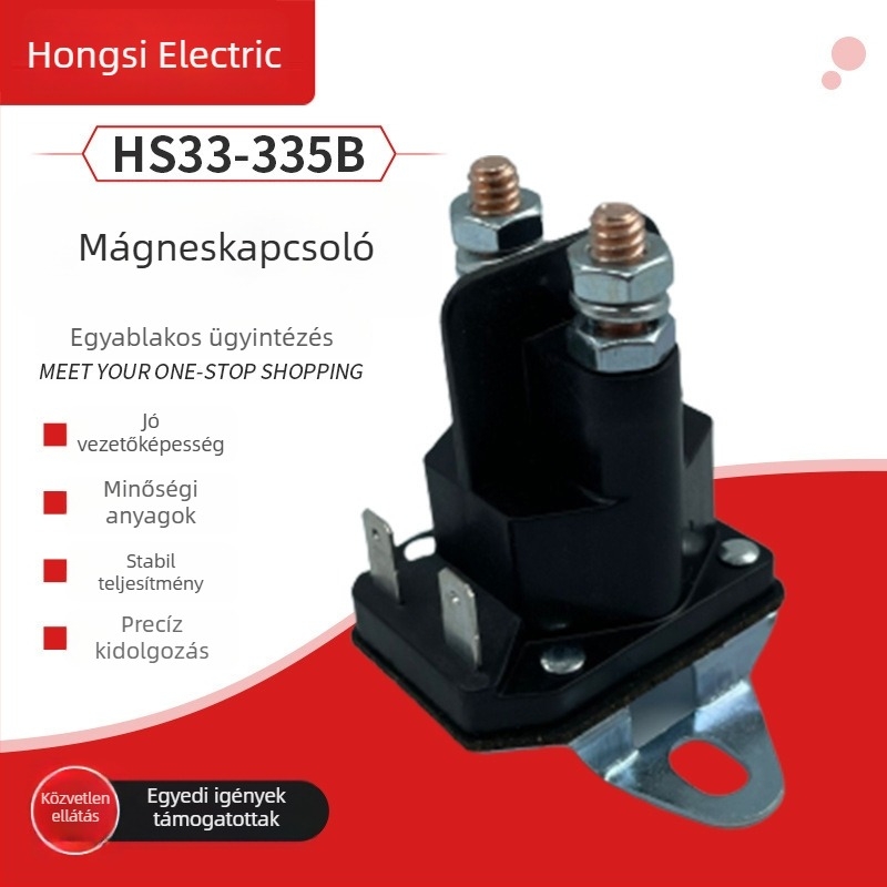 HS33-335B Mágneskapcsoló relé fűnyíróhoz szolenoid szeleppel
