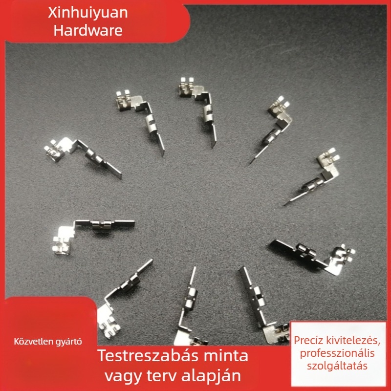 Rugós érintkezőlapok töltőkhöz: mangánacélból, rézből és vasból készült vezető érintkezők, AC tápegység dugó alkatrészek