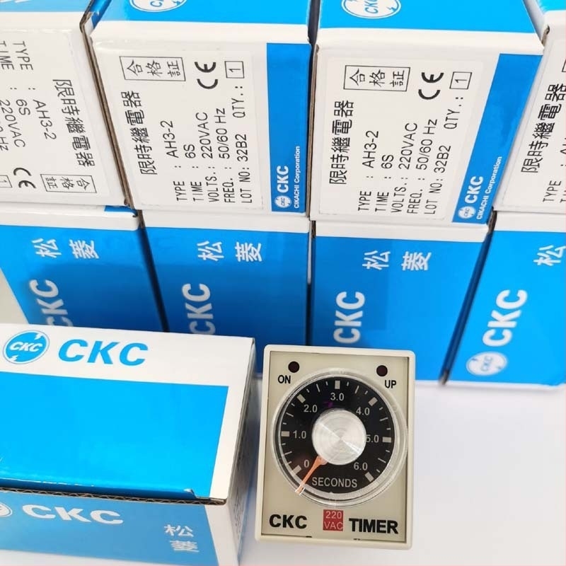 Időrelé Songling CKC AH3-2 AH3-3 1s 6s 10s 30s 1min AC220V DC24V