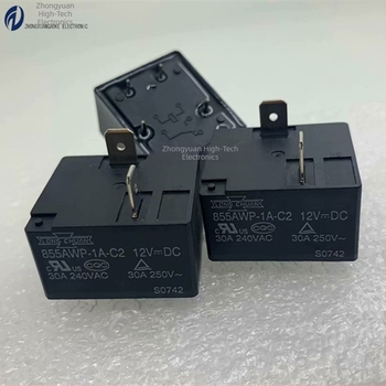 Songchuan 855AWP-1A-C2-12VDC 4-pontos teljesítmény-relé, 30A