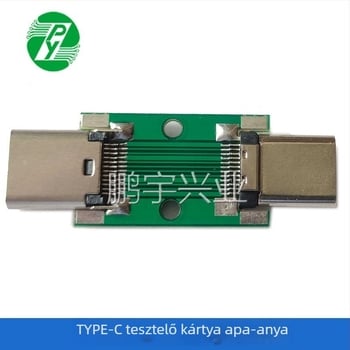 TYPE-C többfunkciós tesztlemez, 24‑pin magasáramú adapterlemez PCB-hez