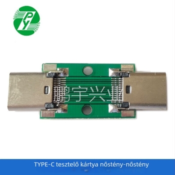 TYPE-C többfunkciós tesztlemez, 24‑pin magasáramú adapterlemez PCB-hez