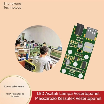 Gyermekek szemvédő asztali lámpa vezérlő PCB, végtelen fényerő-szabályozás, érintéses LED-lámpa, USB töltési PCBA