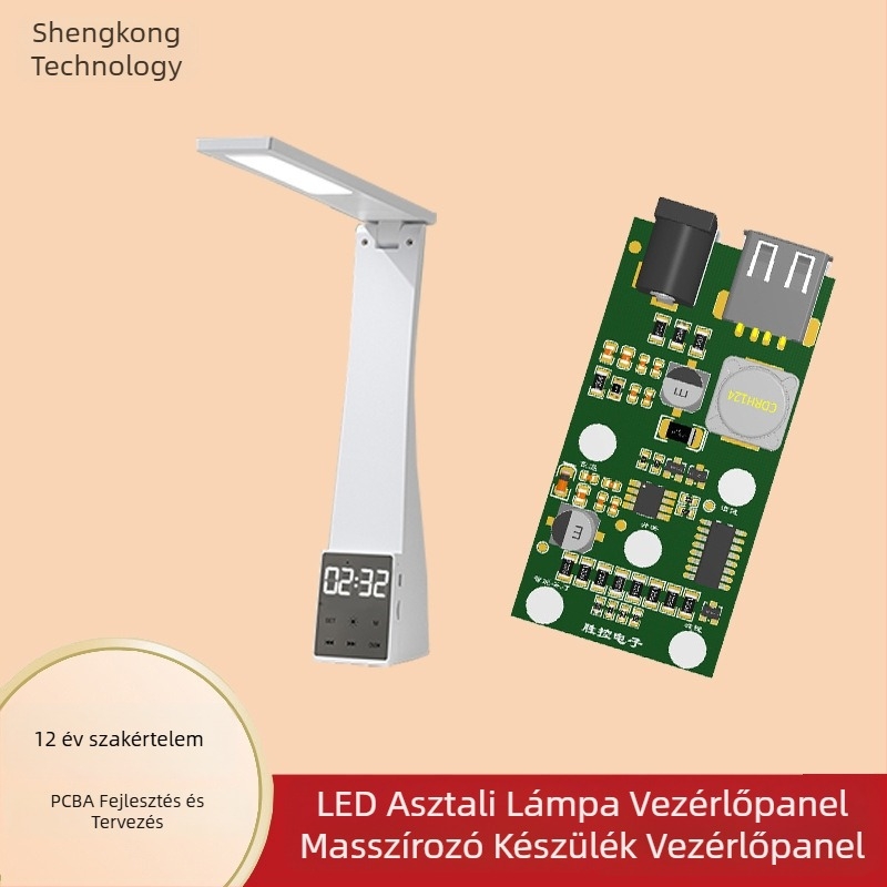 Gyermekek szemvédő asztali lámpa vezérlő PCB, végtelen fényerő-szabályozás, érintéses LED-lámpa, USB töltési PCBA