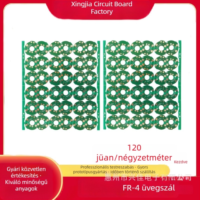 FR-4 kétszintes PCB ónmentes bevonattal