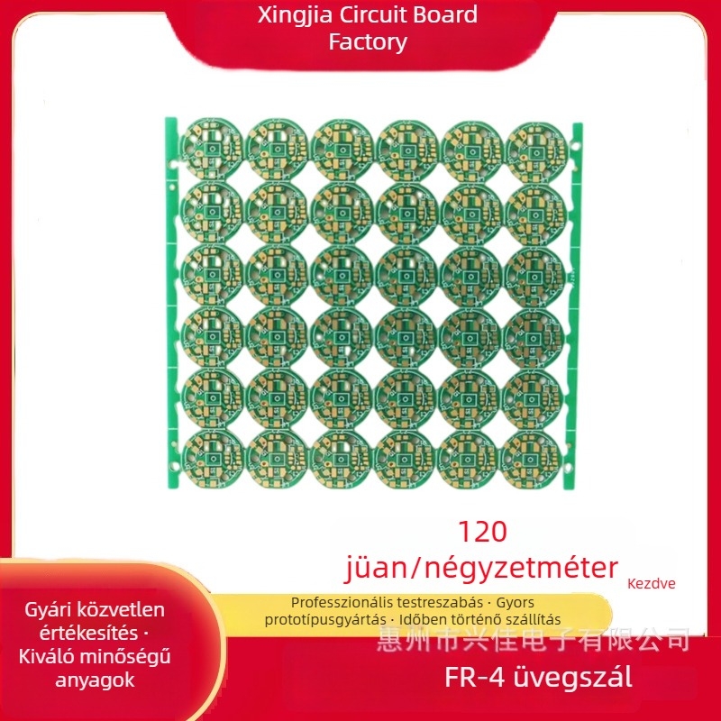 FR-4 kétszintes PCB ónmentes bevonattal