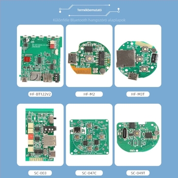 3W PCBA PCB megoldás többfunkciós Bluetooth hangszóróhoz mélynyomóval és HF-erősítővel