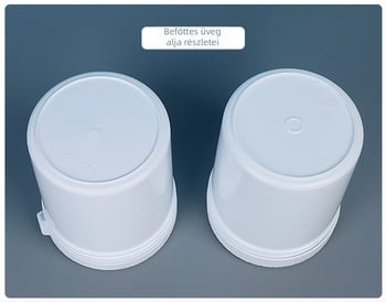 1 L műanyag palack belső kupakkal, 1000 ml műanyag tartály vegyi tintákhoz, élelmiszerbiztonsági zárt por tartály