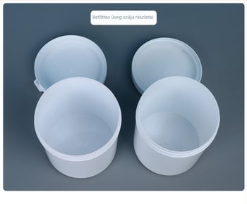 1 L műanyag palack belső kupakkal, 1000 ml műanyag tartály vegyi tintákhoz, élelmiszerbiztonsági zárt por tartály