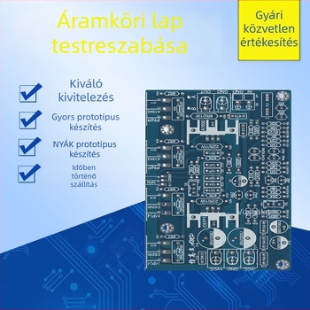 FR-4 üvegszálas PCB, többszintű nyomtatott áramkörök, gyors prototípus-készítés, forrasztható