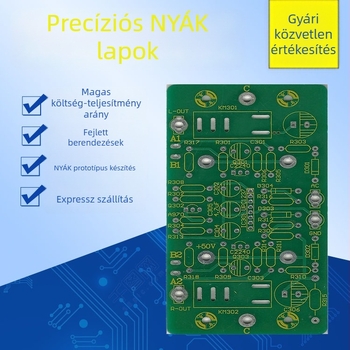 FR-4 üvegszálas PCB, többszintű nyomtatott áramkörök, gyors prototípus-készítés, forrasztható