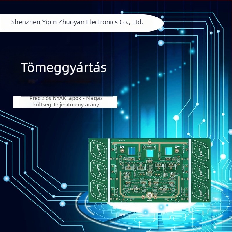 FR-4 üvegszálas PCB, többszintű nyomtatott áramkörök, gyors prototípus-készítés, forrasztható