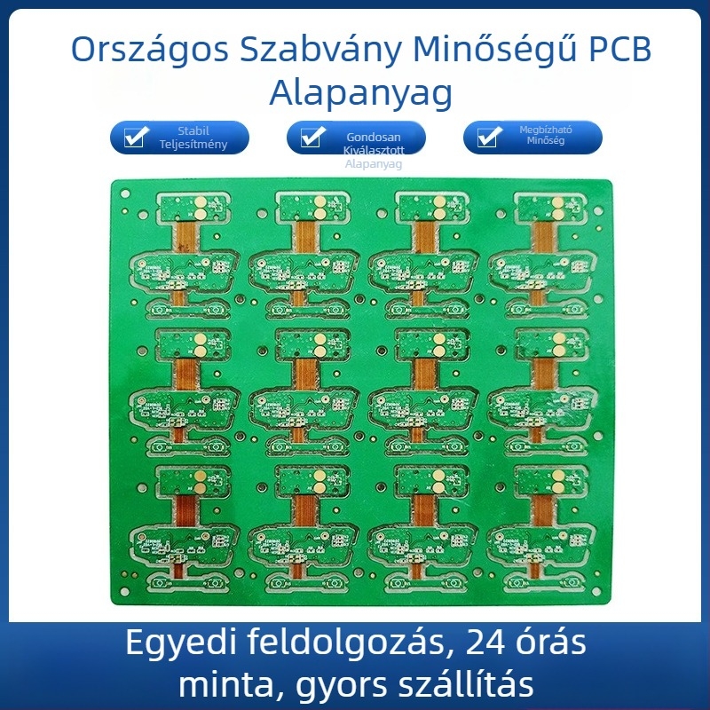 Üvegszálas PCB, kétoldalas, több rétegű, 24 órás minta