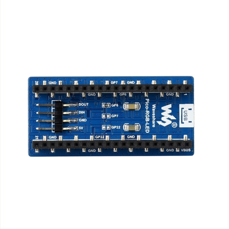 Raspberry Pi Pico RGB LED bővítőpanel, teljes színű, 16×10 RGB LED-ek